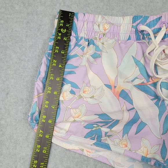 SOLD - Billabong Womens Shorts Swim Medium Floral Print - Picture 5 of 7